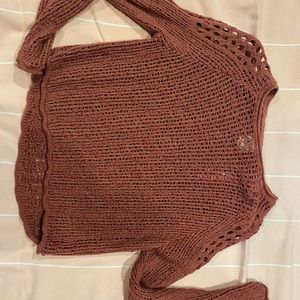 BillaBong Cropped Sweater Pink